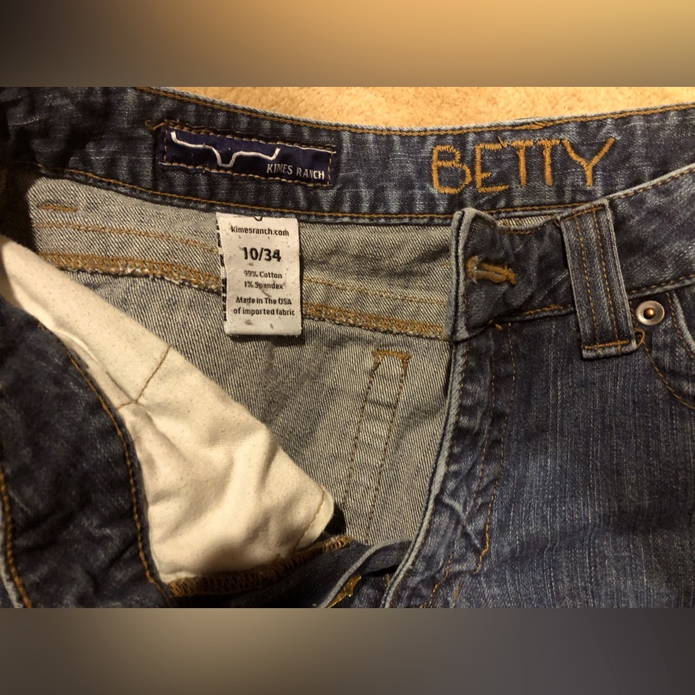 10x34 Betty Kimes ranch jeans